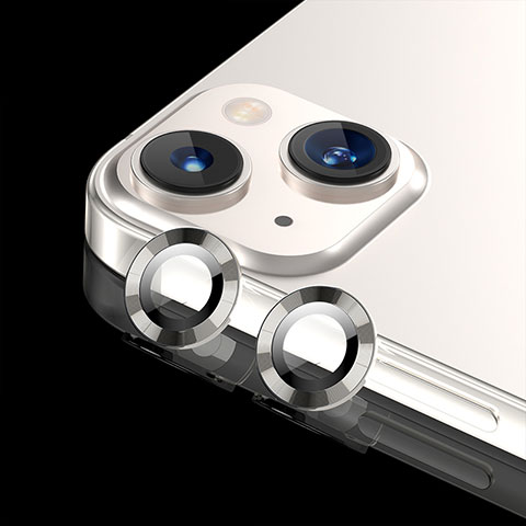 Verre Trempe Protecteur de Camera Protection C08 pour Apple iPhone 14 Plus Argent