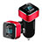3.1A Adaptateur de Voiture Chargeur Rapide Double USB Port Universel Rouge Petit