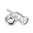 Bouchon Anti-poussiere Jack 3.5mm Android Apple Universel D02 Argent Petit