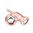 Bouchon Anti-poussiere Jack 3.5mm Android Apple Universel D02 Or Rose Petit