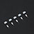 Bouchon Anti-poussiere Lightning USB Jack 5PCS pour Apple iPhone 13 Pro Max Petit