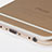 Bouchon Anti-poussiere Lightning USB Jack J03 pour Apple iPad Pro 12.9 (2017) Blanc Petit