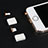 Bouchon Anti-poussiere Lightning USB Jack J05 pour Apple iPad Air 3 Argent Petit