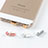 Bouchon Anti-poussiere Lightning USB Jack J05 pour Apple iPad Pro 11 (2018) Or