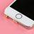 Bouchon Anti-poussiere Lightning USB Jack J05 pour Apple iPhone 11 Argent Petit