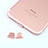 Bouchon Anti-poussiere Lightning USB Jack J06 pour Apple iPhone 13 Or Rose Petit