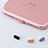 Bouchon Anti-poussiere Lightning USB Jack J07 pour Apple iPhone 12 Mini Or Rose Petit