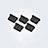 Bouchon Anti-poussiere USB-C Jack Type-C Universel 5PCS H01 pour Apple iPad Air 5 10.9 (2022) Noir Petit