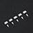 Bouchon Anti-poussiere USB-C Jack Type-C Universel 5PCS H02 pour Apple iPhone 15 Blanc Petit