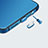 Bouchon Anti-poussiere USB-C Jack Type-C Universel H05 Bleu