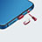 Bouchon Anti-poussiere USB-C Jack Type-C Universel H05 Rouge