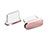 Bouchon Anti-poussiere USB-C Jack Type-C Universel H06 Or Rose