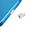 Bouchon Anti-poussiere USB-C Jack Type-C Universel H14 pour Apple iPad Pro 11 (2021) Or