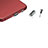 Bouchon Anti-poussiere USB-C Jack Type-C Universel H17 pour Apple iPhone 15 Plus Gris Fonce