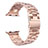 Bracelet Metal Acier Inoxydable pour Apple iWatch 2 38mm Or Rose