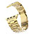 Bracelet Metal Acier Inoxydable pour Apple iWatch 4 40mm Or Petit