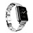 Bracelet Metal Acier Inoxydable pour Apple iWatch 5 44mm Argent