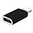 Cable Android Micro USB vers Lightning USB H01 pour Apple iPhone 11 Noir Petit