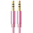 Cable Auxiliaire Audio Stereo Jack 3.5mm Male vers Male A04 Rose Petit