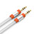 Cable Auxiliaire Audio Stereo Jack 3.5mm Male vers Male A12 Orange Petit