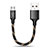 Cable Micro USB Android Universel 25cm S02 Noir
