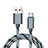Cable Micro USB Android Universel M01 Gris Petit