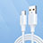 Cable Type-C Android Universel 3A H03 Blanc