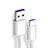 Cable Type-C Android Universel T06 Blanc Petit