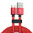 Cable Type-C Android Universel T24 Rouge