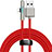 Cable Type-C Android Universel T25 Rouge