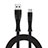 Cable Type-C Android Universel T26 Noir Petit