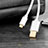 Cable USB 2.0 Android Universel A01 Blanc Petit