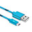 Cable USB 2.0 Android Universel A03 Bleu Ciel
