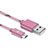 Cable USB 2.0 Android Universel A03 Or Rose