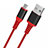 Cable USB 2.0 Android Universel A06 Rouge