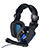 Casque Ecouteur Filaire Sport Stereo Intra-auriculaire Oreillette H52 Bleu