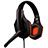 Casque Filaire Sport Stereo Ecouteur Intra-auriculaire Oreillette H51 Orange Petit