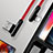 Chargeur Cable Data Synchro Cable 20cm S02 pour Apple iPad 2 Rouge Petit