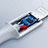 Chargeur Cable Data Synchro Cable C02 pour Apple iPhone 13 Mini Blanc Petit