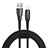 Chargeur Cable Data Synchro Cable D02 pour Apple iPhone 6 Plus Noir