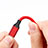 Chargeur Cable Data Synchro Cable D03 pour Apple iPad Mini 4 Rouge Petit