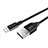 Chargeur Cable Data Synchro Cable D06 pour Apple iPad Air 4 10.9 (2020) Noir Petit