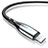 Chargeur Cable Data Synchro Cable D09 pour Apple iPad Pro 12.9 (2020) Noir Petit