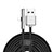 Chargeur Cable Data Synchro Cable D11 pour Apple iPhone SE (2020) Noir Petit