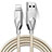 Chargeur Cable Data Synchro Cable D13 pour Apple iPhone Xs Argent