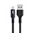 Chargeur Cable Data Synchro Cable D21 pour Apple iPad Air 2 Noir Petit