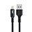Chargeur Cable Data Synchro Cable D21 pour Apple iPad Pro 12.9 (2020) Noir
