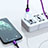 Chargeur Cable Data Synchro Cable D21 pour Apple iPhone 11 Pro Max Petit