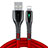 Chargeur Cable Data Synchro Cable D23 pour Apple iPad 2 Rouge