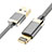 Chargeur Cable Data Synchro Cable D24 pour Apple iPad 10.2 (2020) Gris